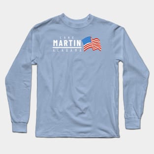 Lake Martin USA - light text Long Sleeve T-Shirt